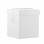 Caja Cuadrada para Panettone Blanca 22 x 22 x 26,5 cm